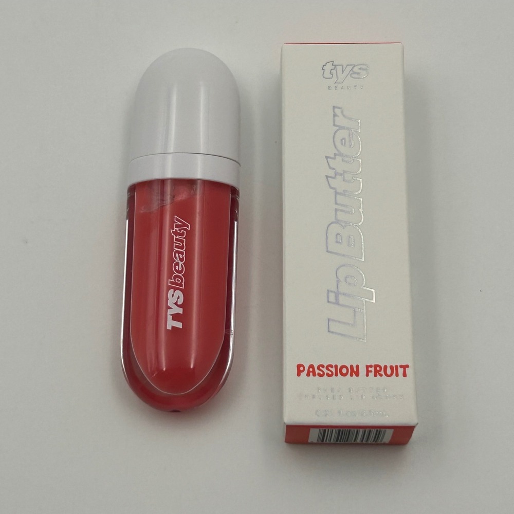 TYS Beauty Lip Butter Women 0.21oz Passion Fruit Shea Infused Gloss Clean Girl